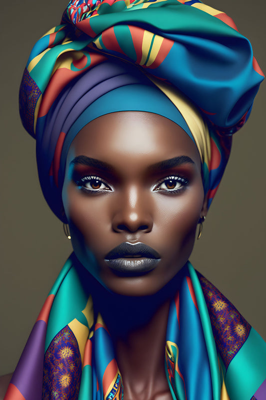 Afro Culture 9 Digital Art Poster