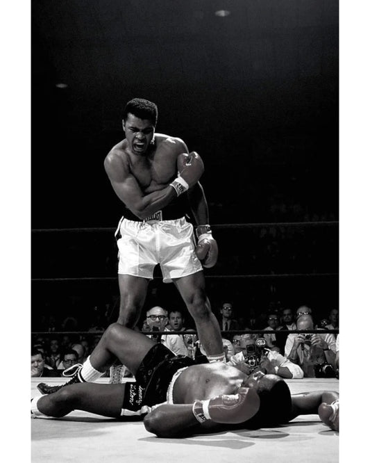Muhammad Ali v Sonny Liston - Portrait Poster
