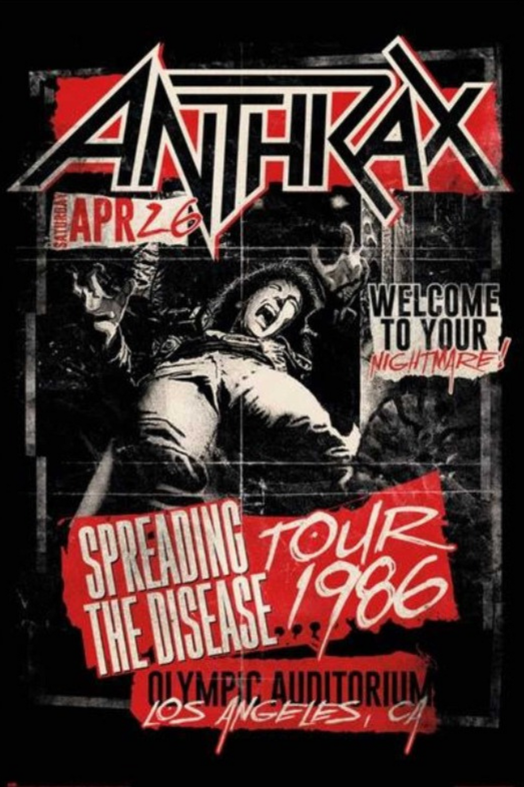 Anthrax Spreading the Disease Poster