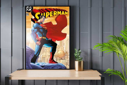 Superman Hope Poster - room mockup - egoamo posters