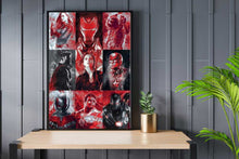 Avengers Profiles - room mockup - egoamo posters