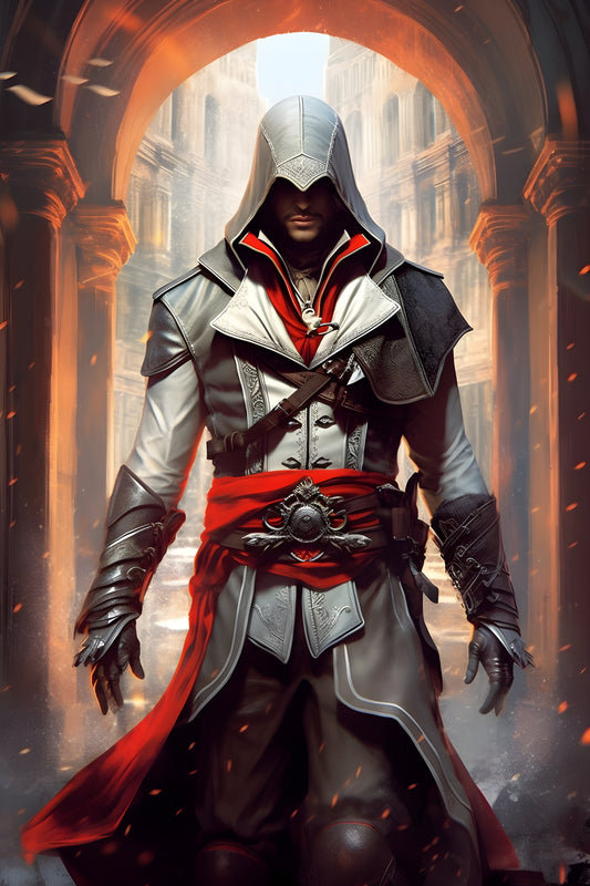 Assassin's Creed 2 Digital Art Gaming Poster