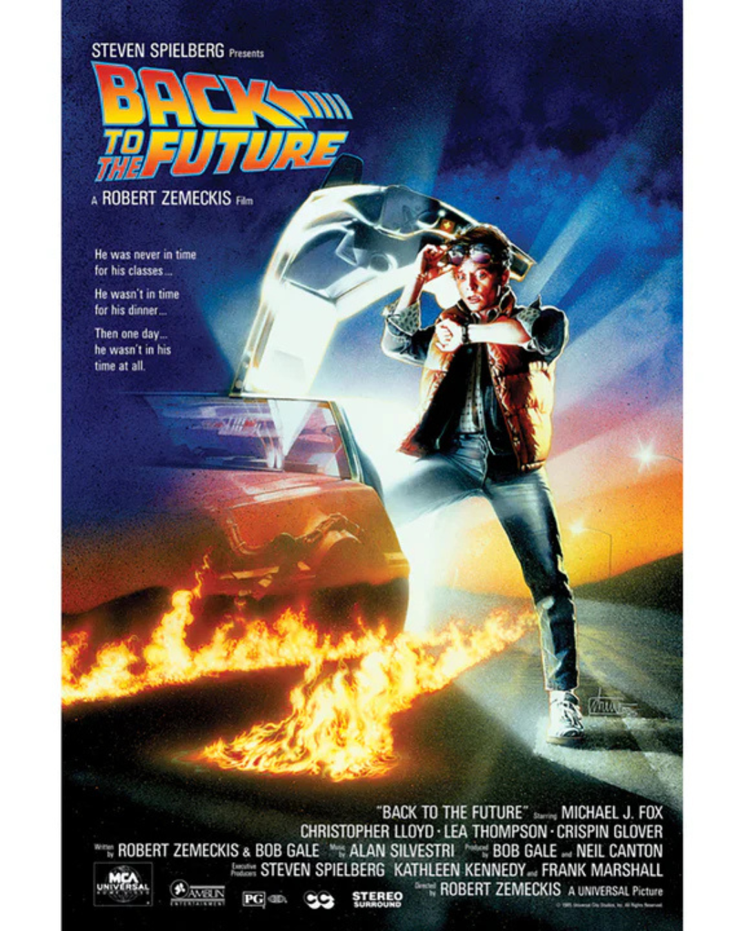 Back to the Future - with credits Poster