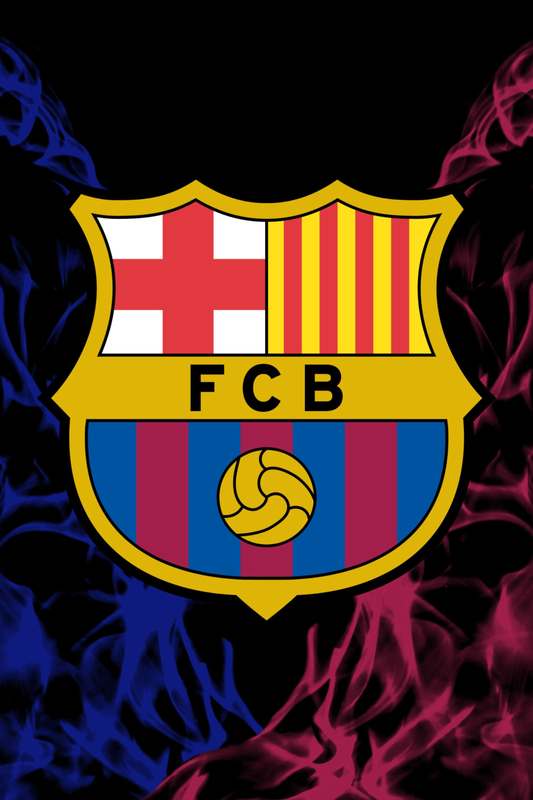 Barcelona Emblem 1 Digital Art Football Poster