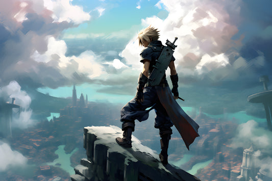 Final Fantasy 1 Digital Art Gaming Poster