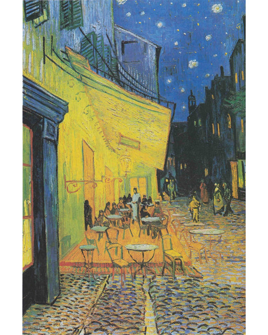 Vincent Van Gogh - Cafe Terrace at Night (1888) Poster
