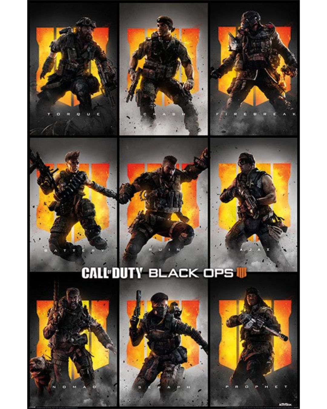 Call of Duty - Black Ops Characters Poster