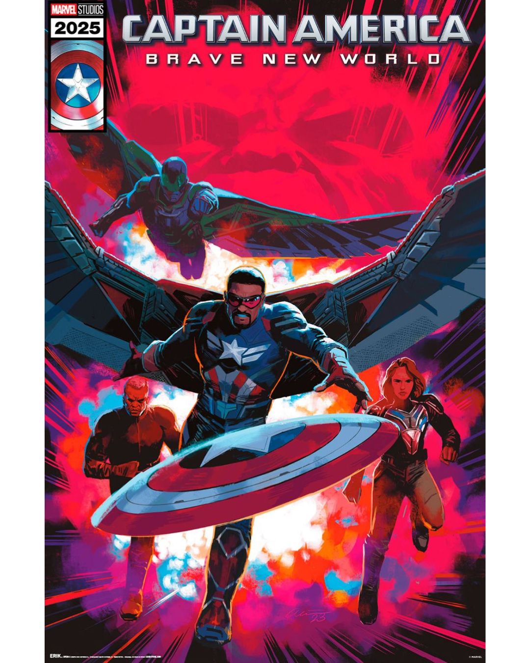 Captain America - Brave New World - Comic Poster