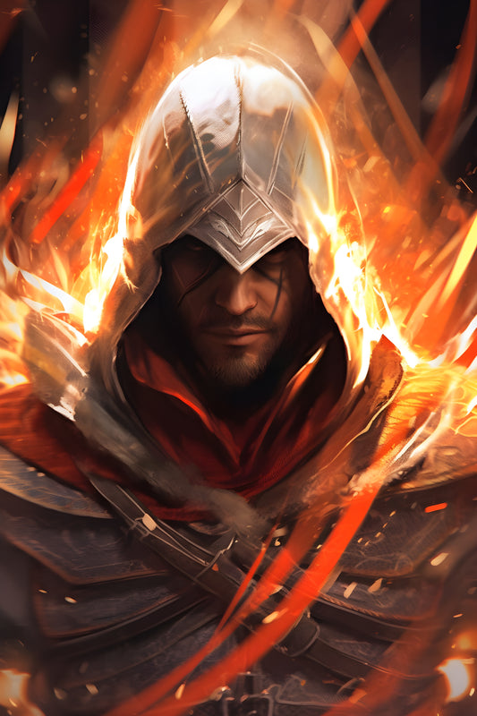 Assassin's Creed 3 Digital Art Gaming Poster