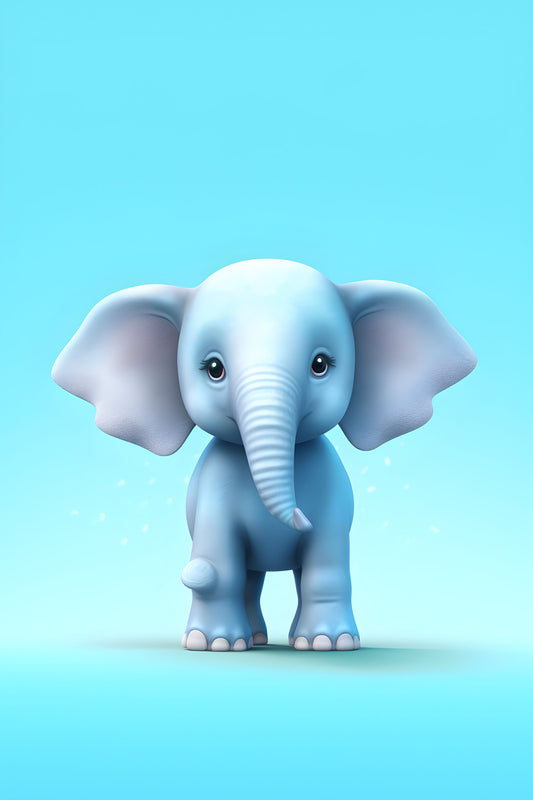 Cute Pixes 28 Digital Art Poster