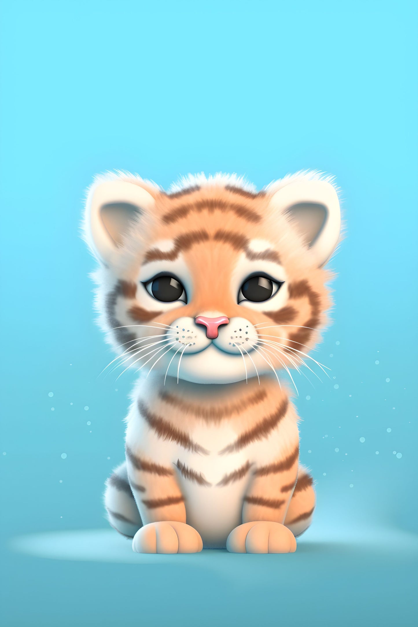 Cute Pixes 32 Digital Art Poster