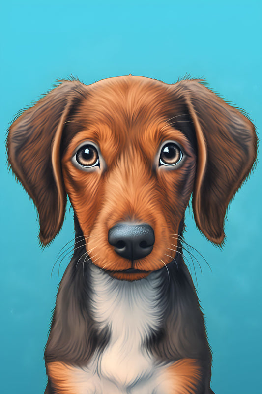 Cute Pixes 39 Digital Art Poster