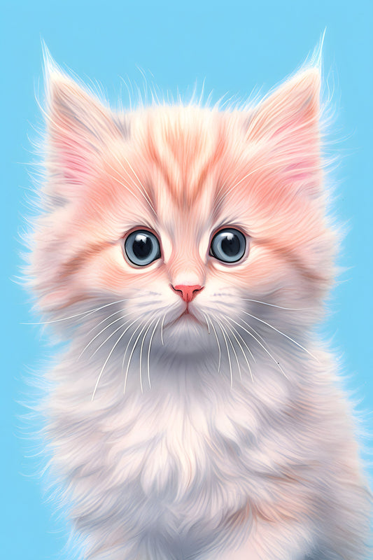 Cute Pixes 40 Digital Art Poster