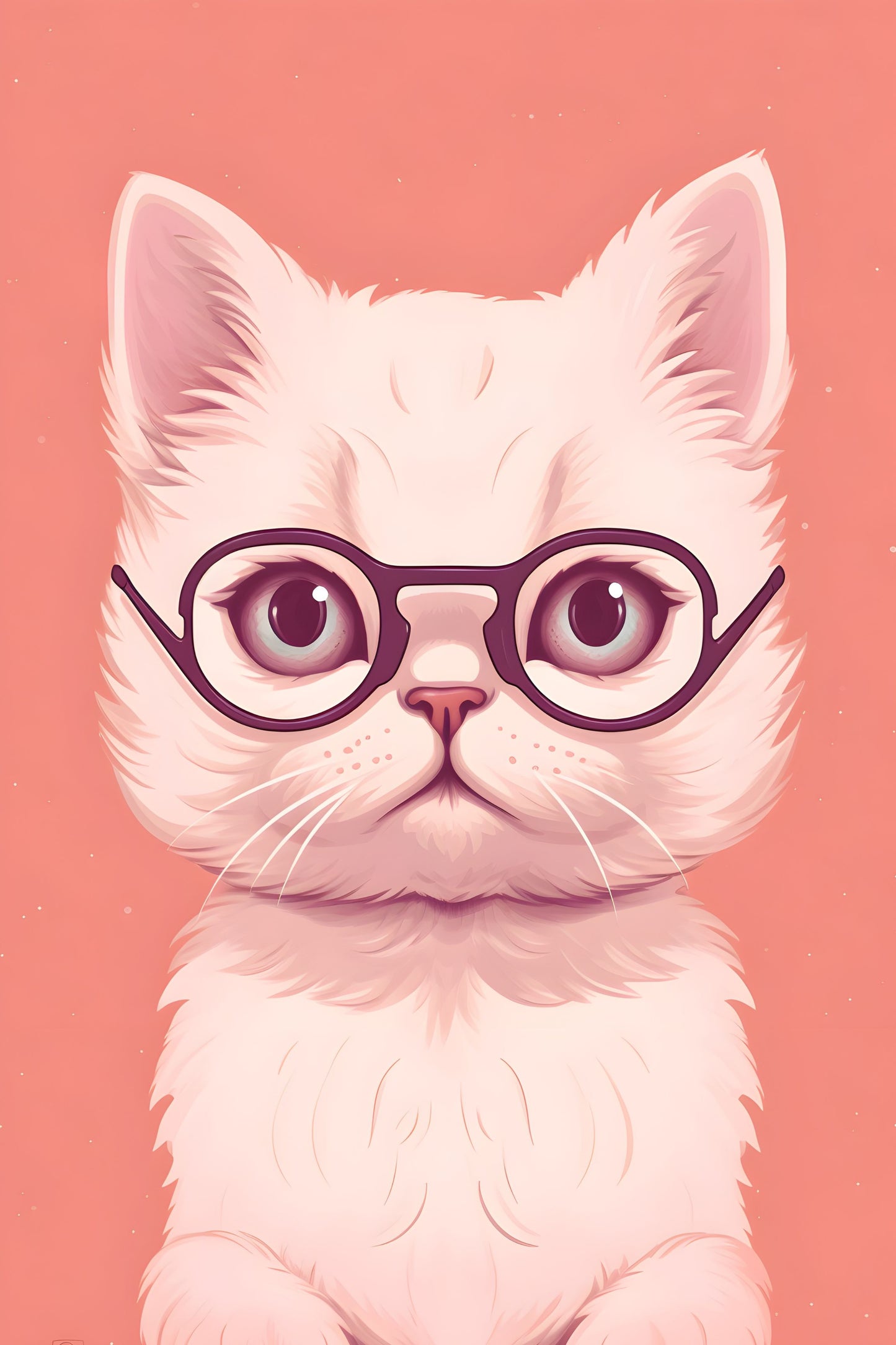 Cute Pixes 6 Digital Art Poster