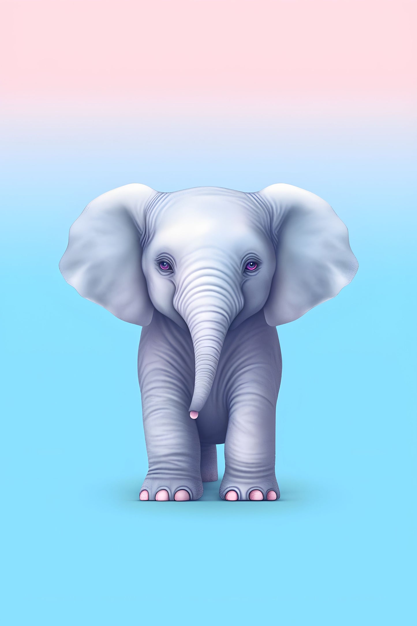 Cute Pixes 9 Digital Art Poster