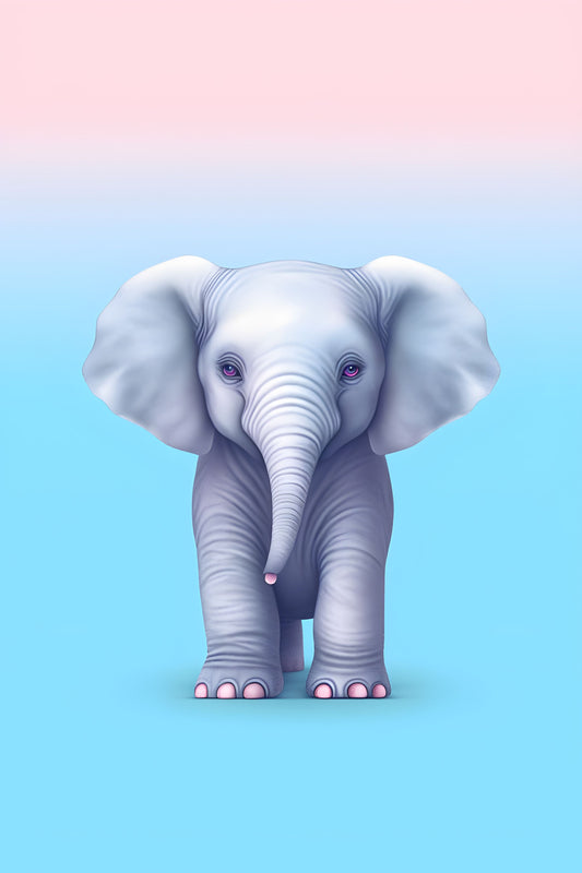 Cute Pixes 9 Digital Art Poster
