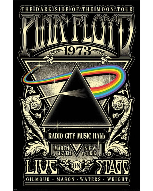 Pink Floyd - 1973 Dark Side of the Moon Tour Poster