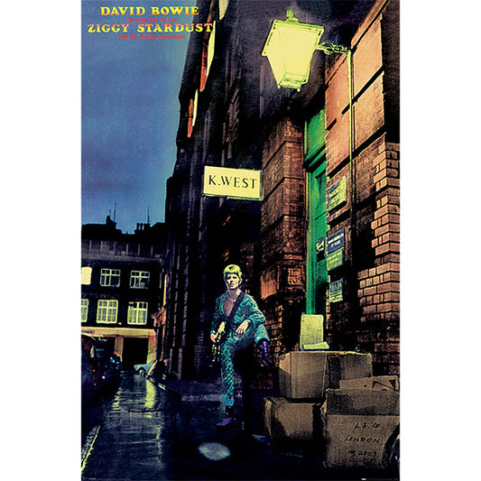 Ziggy Stardust Album Cover - David Bowie Poster