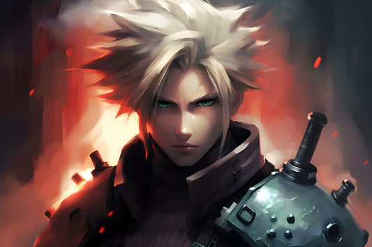 Final Fantasy 2 Digital Art Gaming Poster