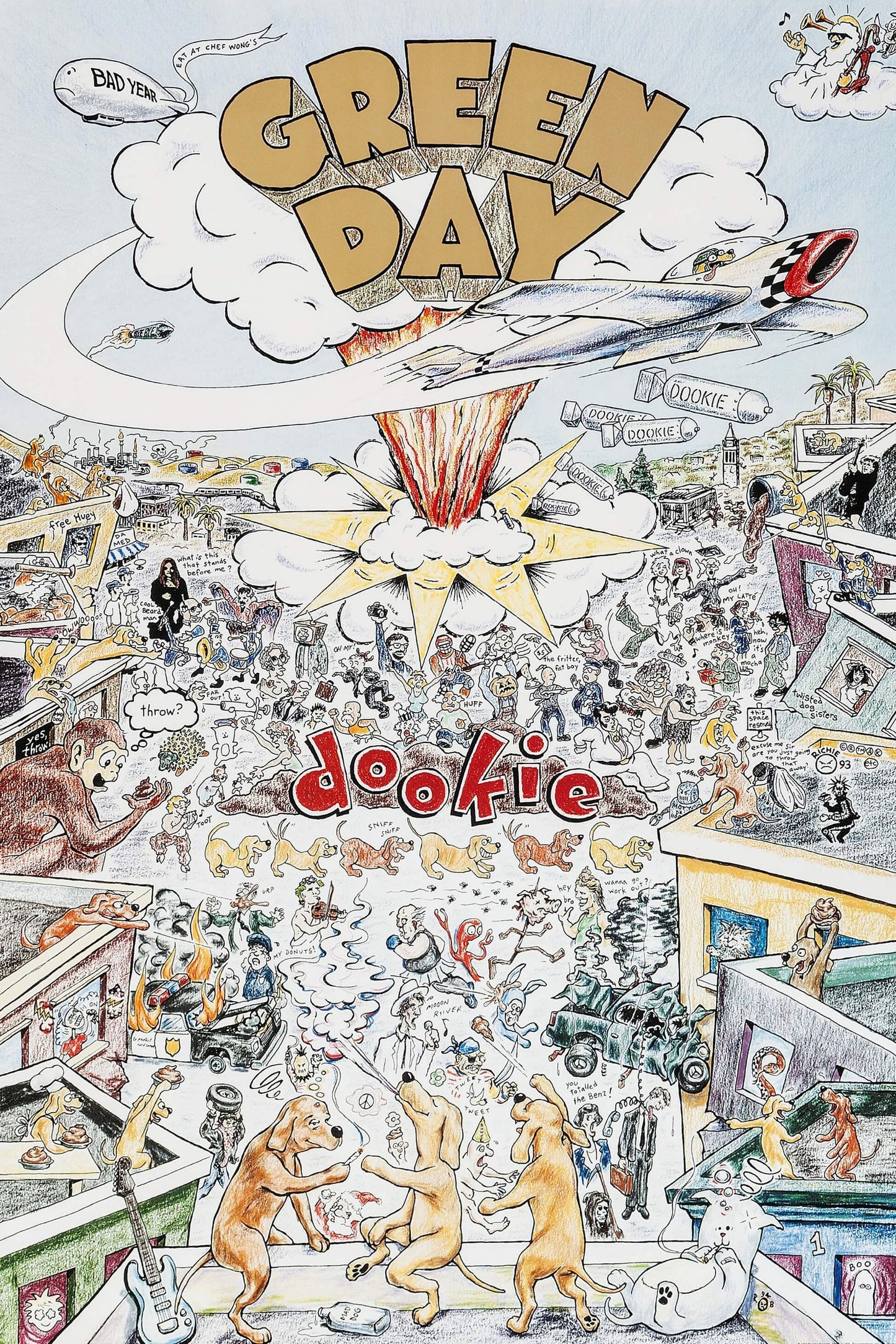 Green Day - Dookie Album Cover Poster