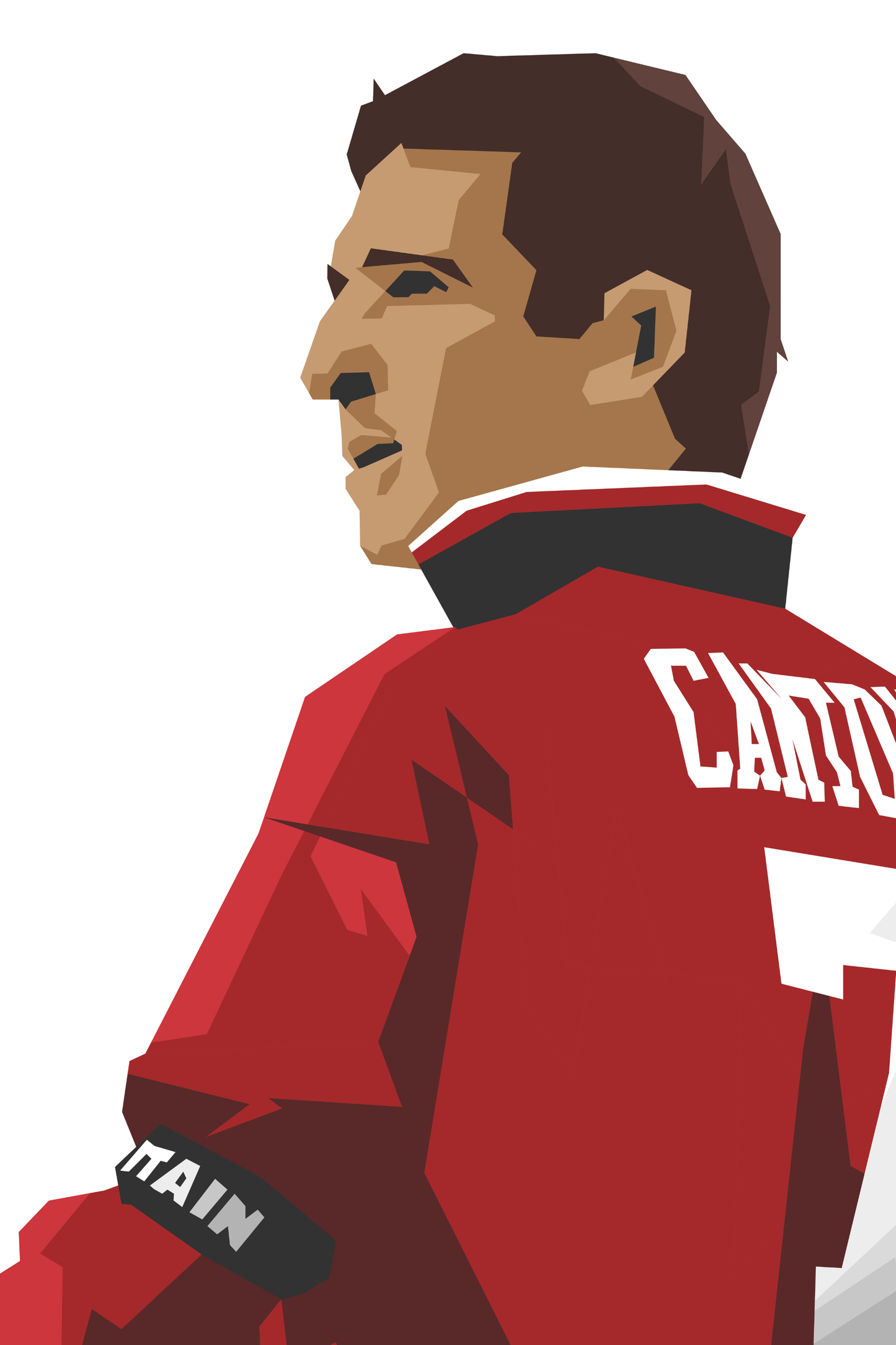 Eric Cantona - Man Utd 1 Digital Art Football Poster