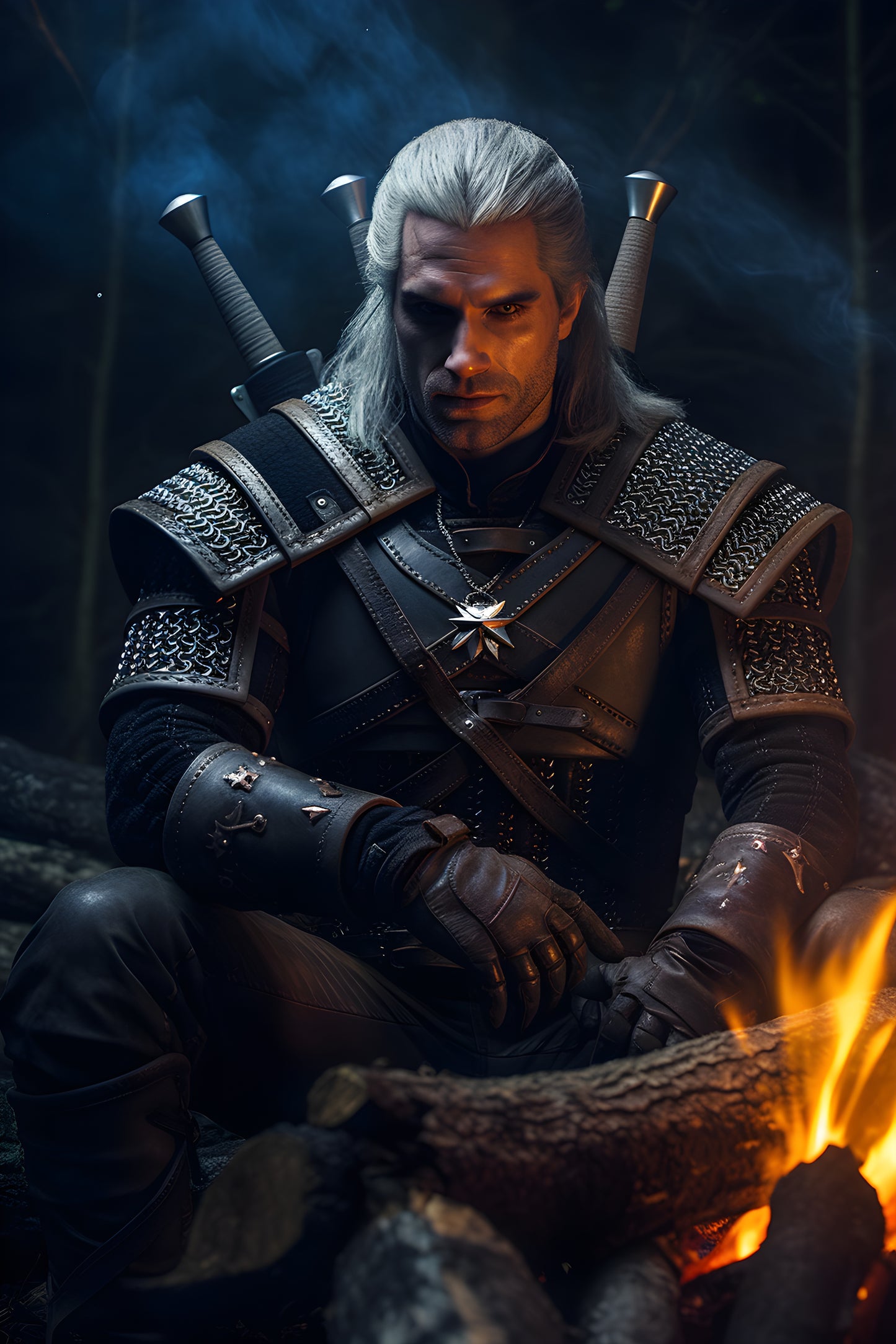 The Witcher 4 Digital Art Gaming Poster