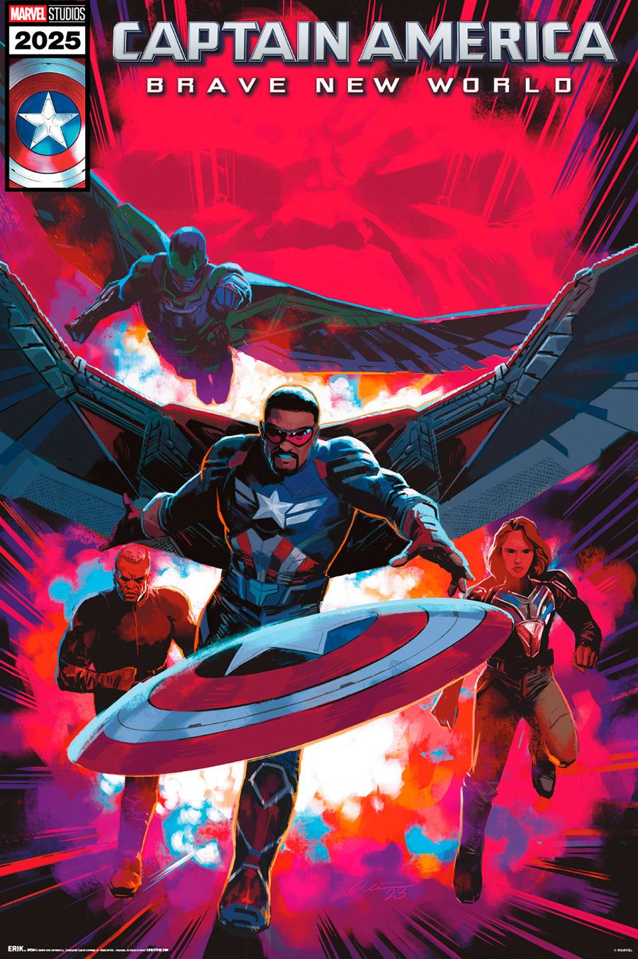 Captain America - Brave New World - Comic Poster