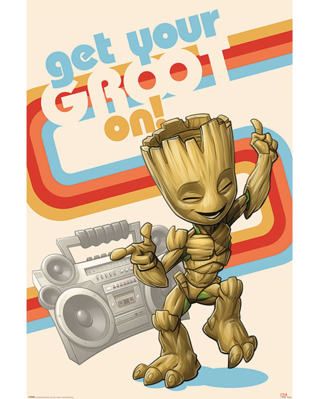 Get your Groot on - Marvel Comics Poster