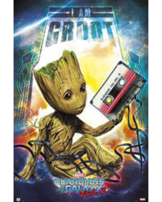 Guardians of the Galaxy 2: Groot - Casette Poster