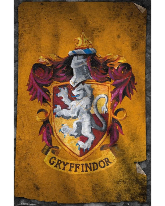 Harry Potter - Gryffindor Flag Poster