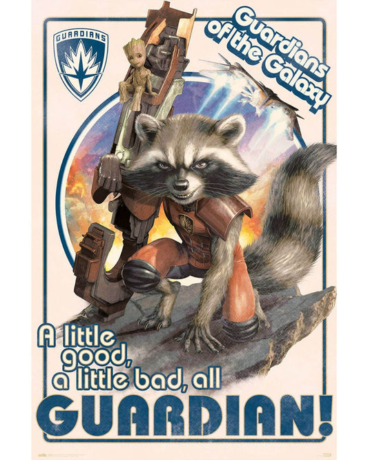 Marvel - Guardians of the Galaxy Poster - Rocket & Baby Groot