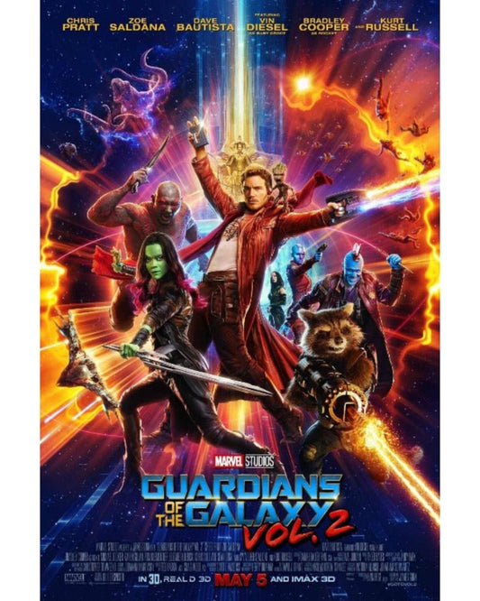 Guardians of the Galaxy Vol 2 (with credits) Poster