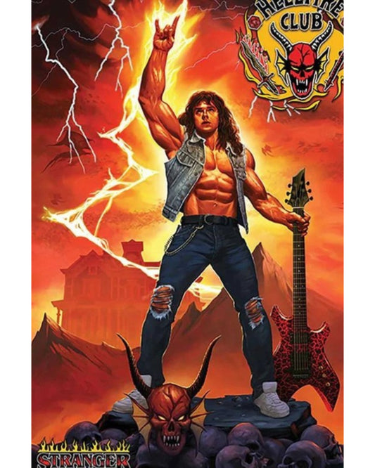 Stranger Things 4 (Hellfire Rock God) Poster