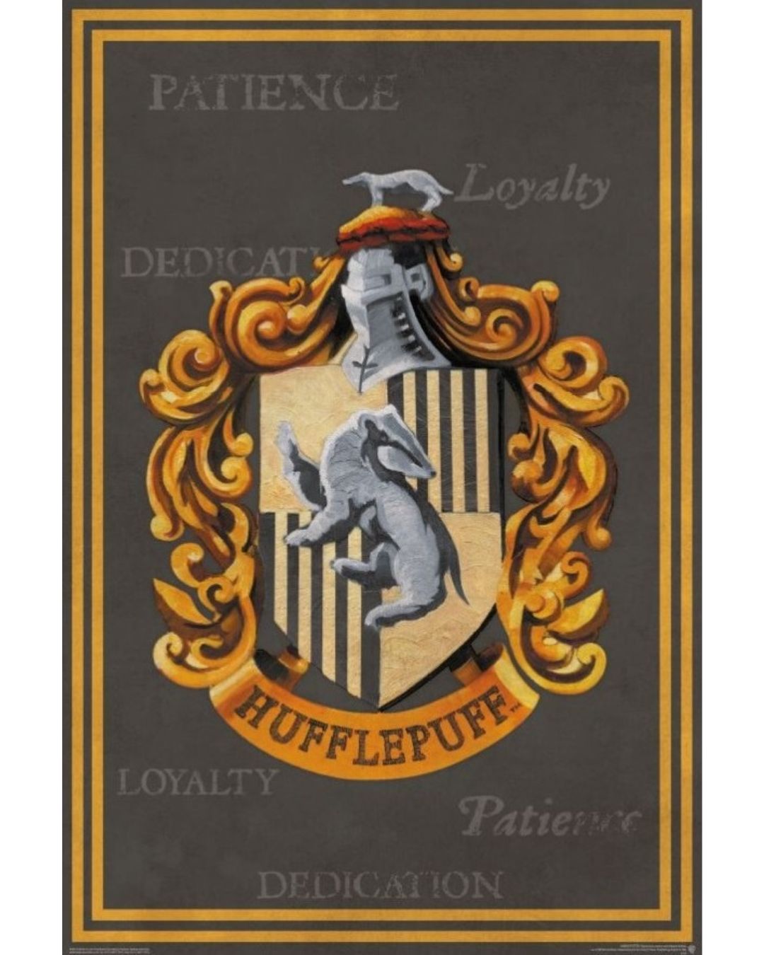 Harry Potter (Hufflepuff Crest) Poster
