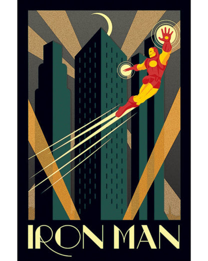 Iron Man - Art Deco Poster