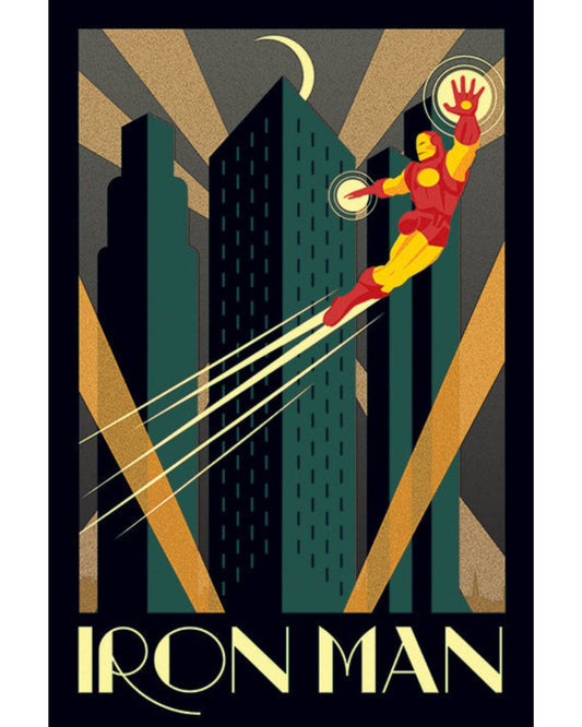 Iron Man - Art Deco Poster