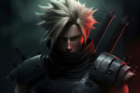 Final Fantasy 4 Digital Art Gaming Poster
