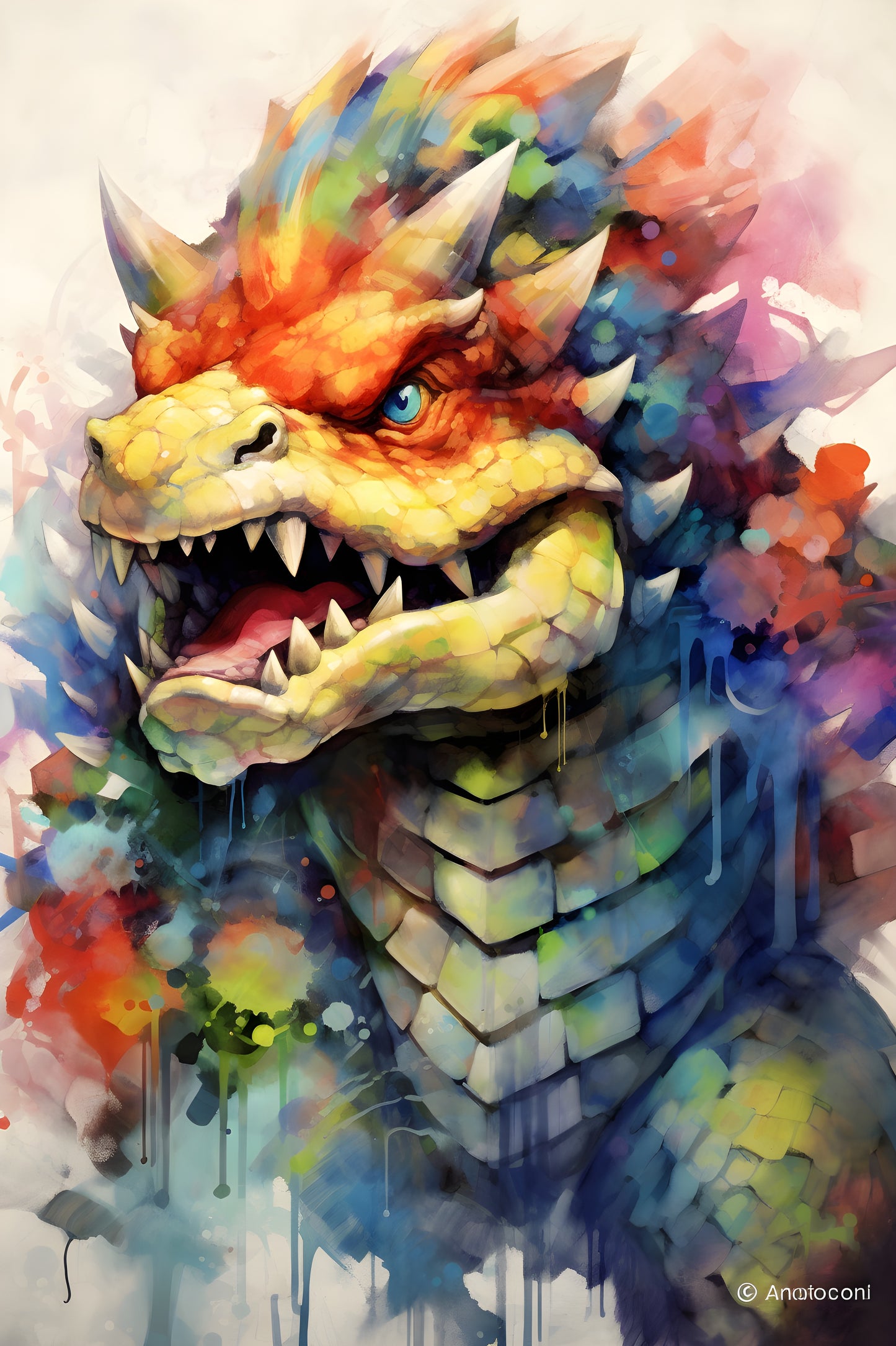 Super Mario 18 Digital Art Gaming Poster