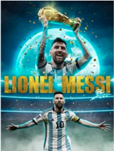 Lionel Messi - Argentina World Cup Poster - egoamo.co.za