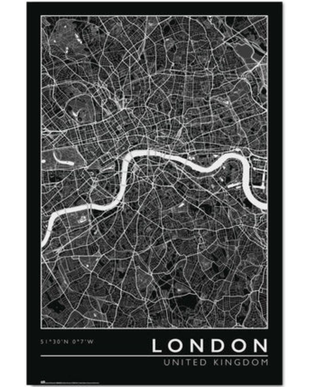 London City Map Poster