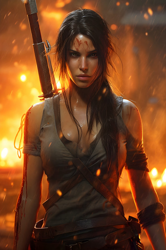 Tomb Raider 3 Digital Art Gaming Poster