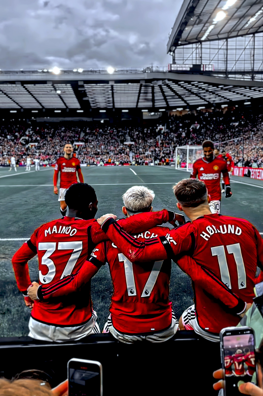 Icons - Man Utd Digital Art Football Poster