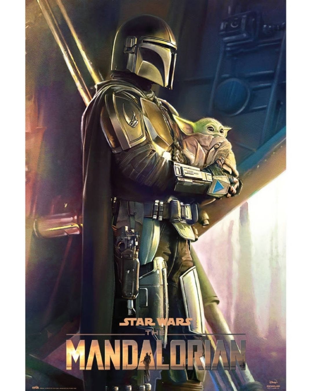 Star Wars The Mandalorian Child Gorgu Maxi Poster