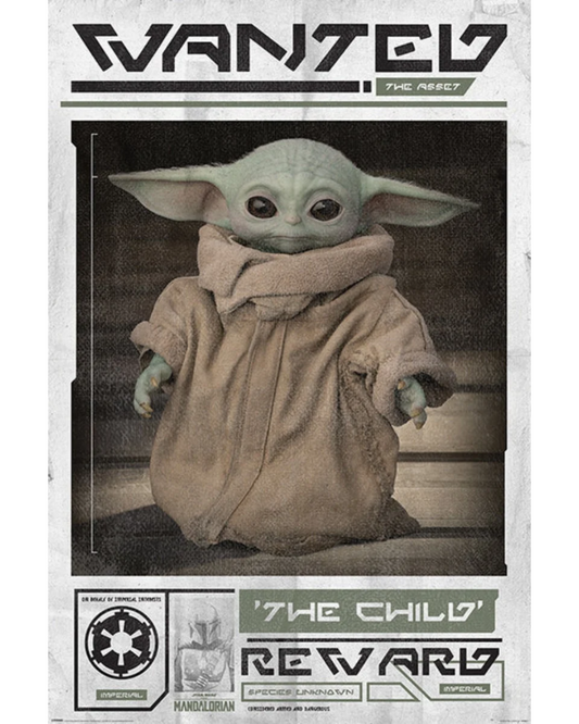 Star Wars: The Mandalorian - Wanted the Child Poster