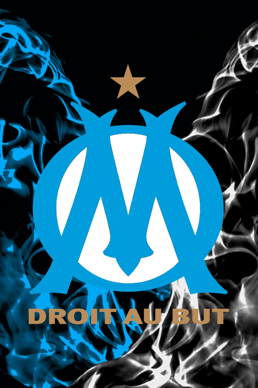 Olympique de Marseille Emblem 1 Digital Art Football Poster