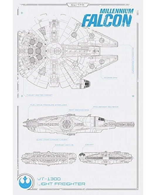 Star Wars - Millenium Falcon - Maxi Poster