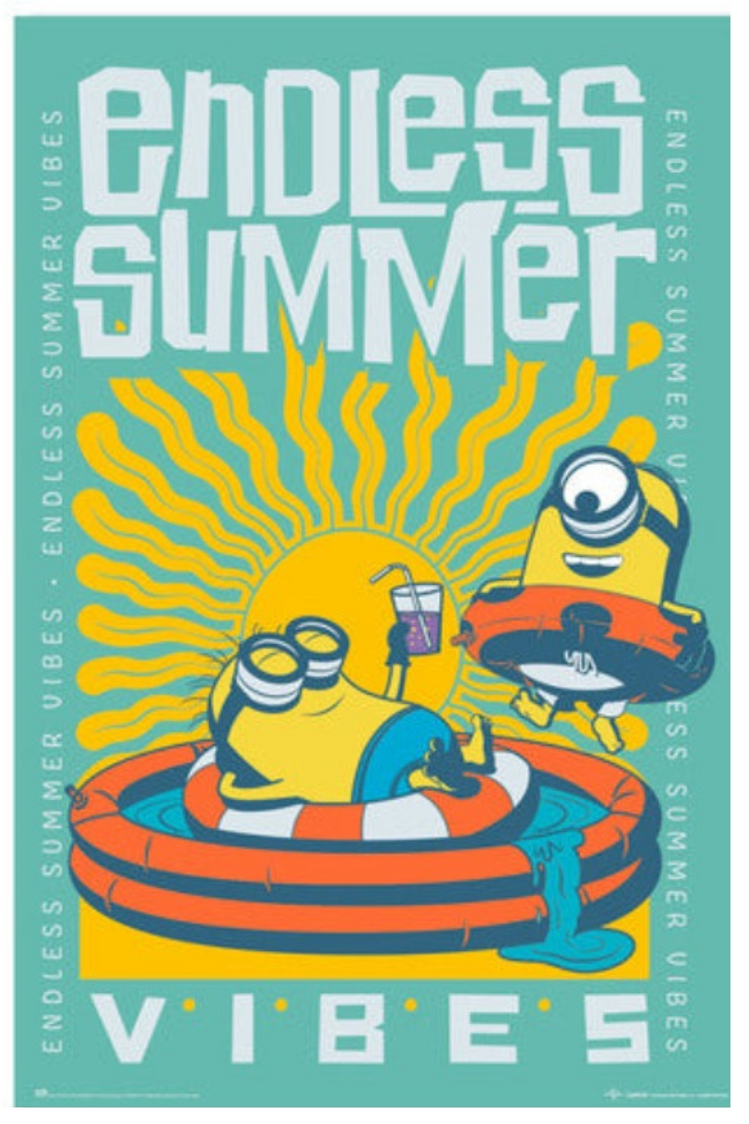 Minions Endless Summer Vibe Poster
