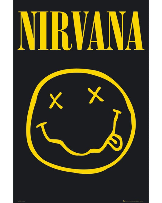 Nirvana  - Smiley Poster