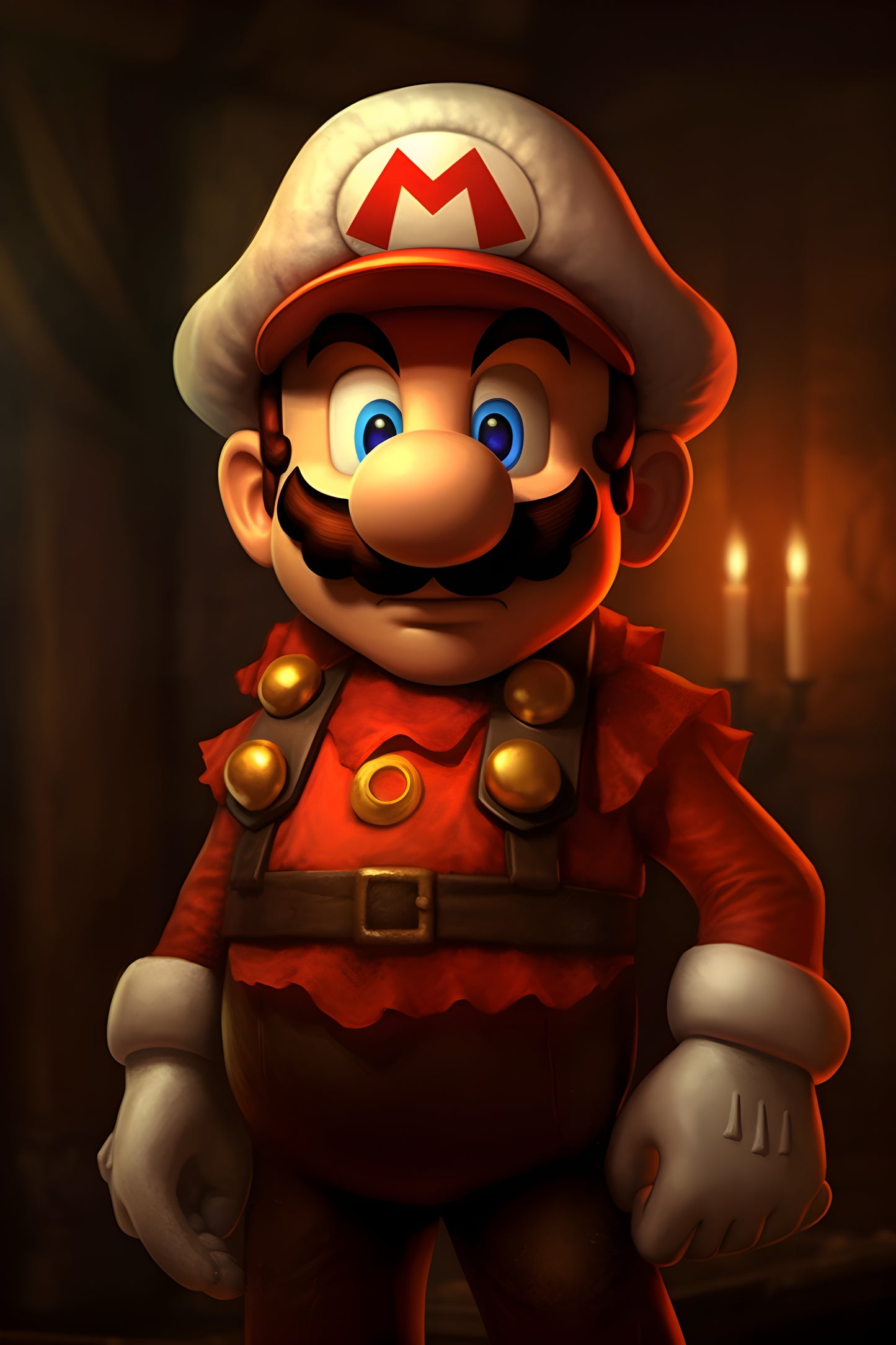 Super Mario 19 Digital Art Gaming Poster