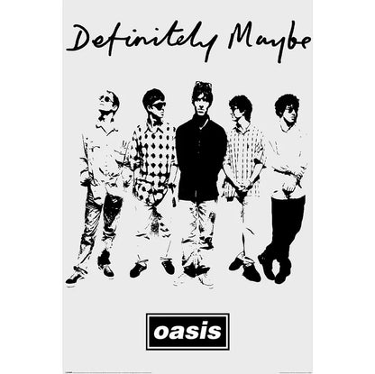 Oasis - Definitely Maybe Band Music Poster